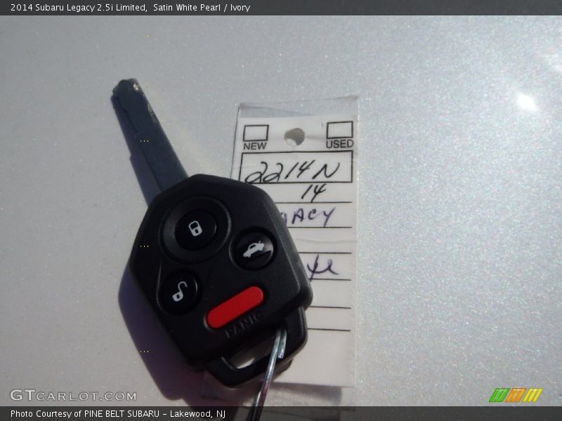Satin White Pearl / Ivory 2014 Subaru Legacy 2.5i Limited