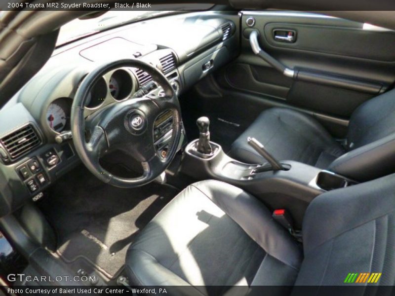 Black Interior - 2004 MR2 Spyder Roadster 