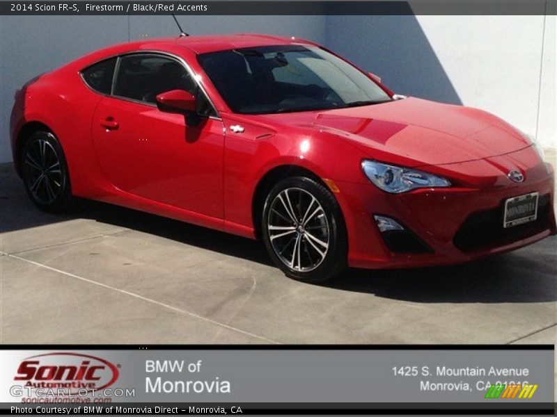 Firestorm / Black/Red Accents 2014 Scion FR-S
