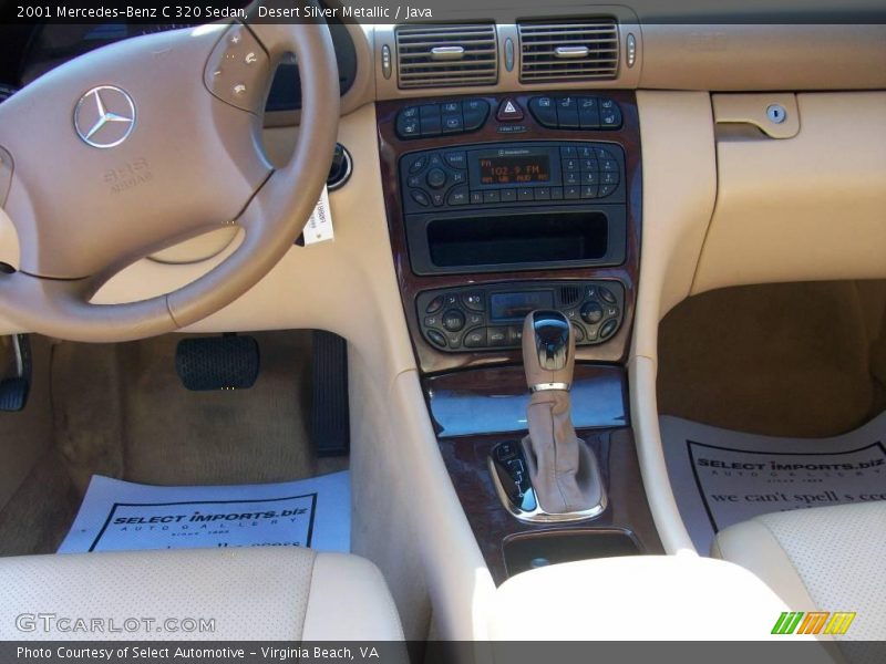 Desert Silver Metallic / Java 2001 Mercedes-Benz C 320 Sedan