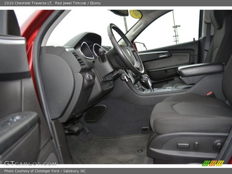 Red Jewel Tintcoat / Ebony 2010 Chevrolet Traverse LT