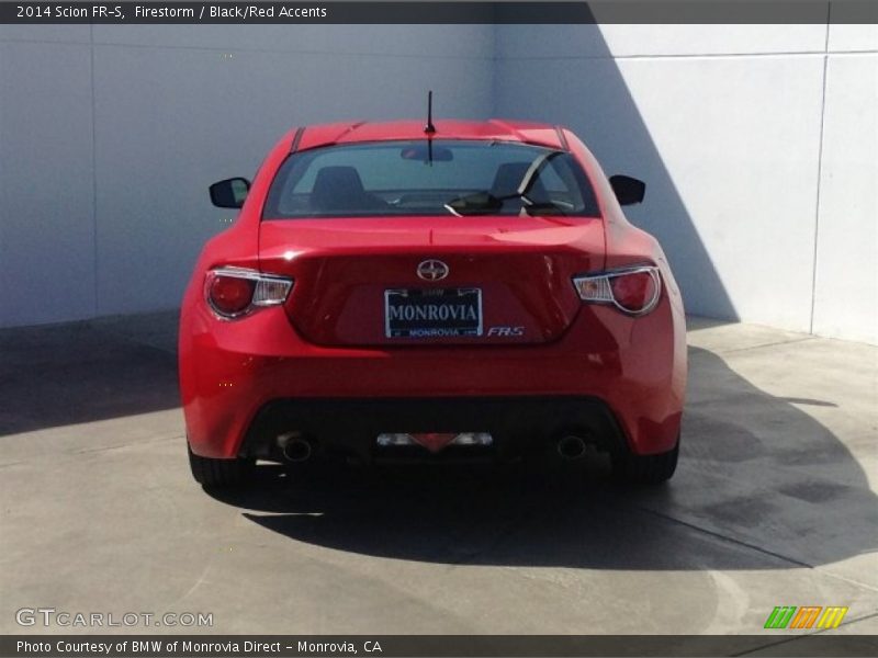 Firestorm / Black/Red Accents 2014 Scion FR-S