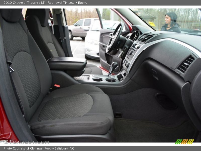 Red Jewel Tintcoat / Ebony 2010 Chevrolet Traverse LT