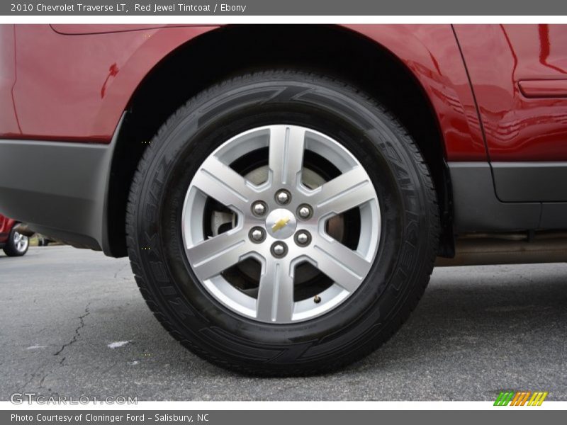 Red Jewel Tintcoat / Ebony 2010 Chevrolet Traverse LT
