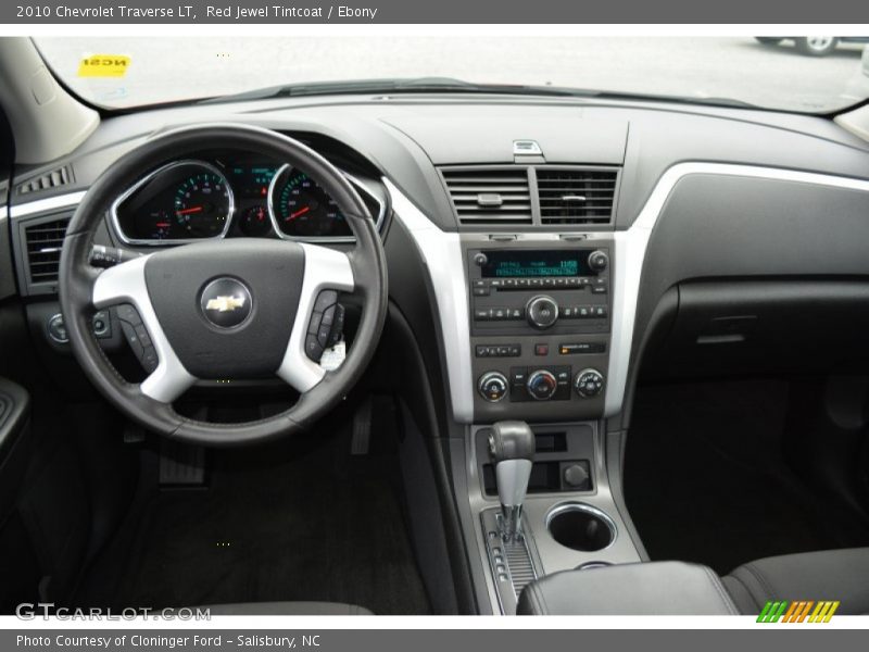 Red Jewel Tintcoat / Ebony 2010 Chevrolet Traverse LT