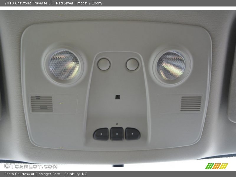 Red Jewel Tintcoat / Ebony 2010 Chevrolet Traverse LT