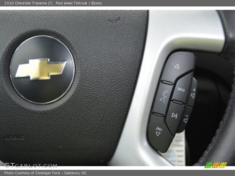 Red Jewel Tintcoat / Ebony 2010 Chevrolet Traverse LT