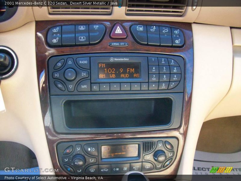 Desert Silver Metallic / Java 2001 Mercedes-Benz C 320 Sedan