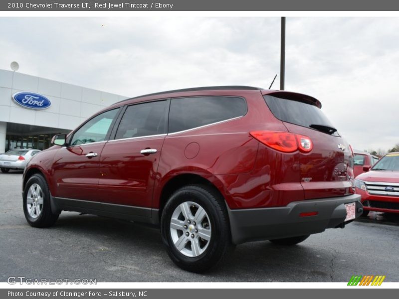 Red Jewel Tintcoat / Ebony 2010 Chevrolet Traverse LT