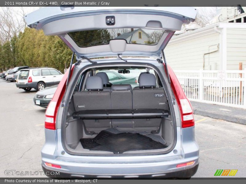 Glacier Blue Metallic / Gray 2011 Honda CR-V EX-L 4WD