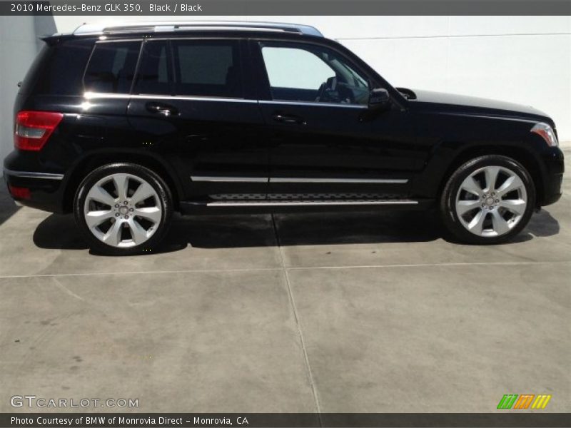 Black / Black 2010 Mercedes-Benz GLK 350