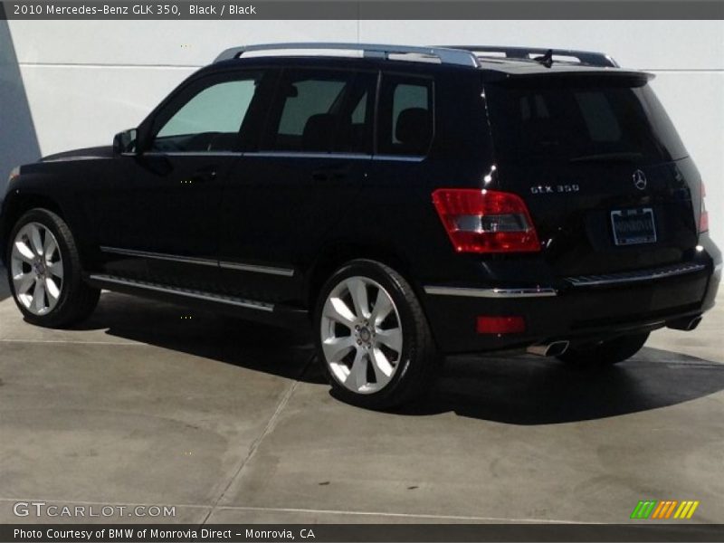 Black / Black 2010 Mercedes-Benz GLK 350
