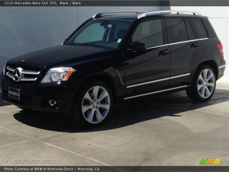 Black / Black 2010 Mercedes-Benz GLK 350