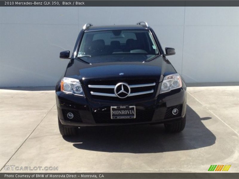 Black / Black 2010 Mercedes-Benz GLK 350