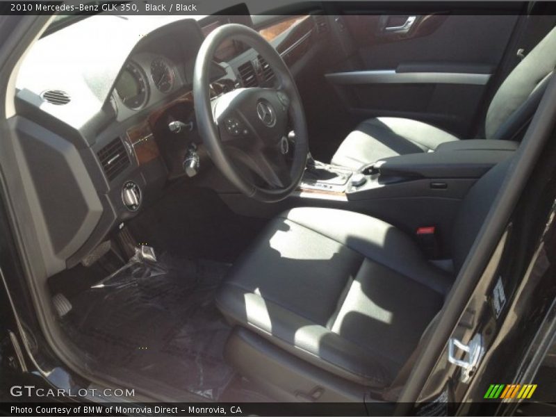 Black / Black 2010 Mercedes-Benz GLK 350