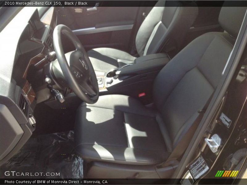 Black / Black 2010 Mercedes-Benz GLK 350