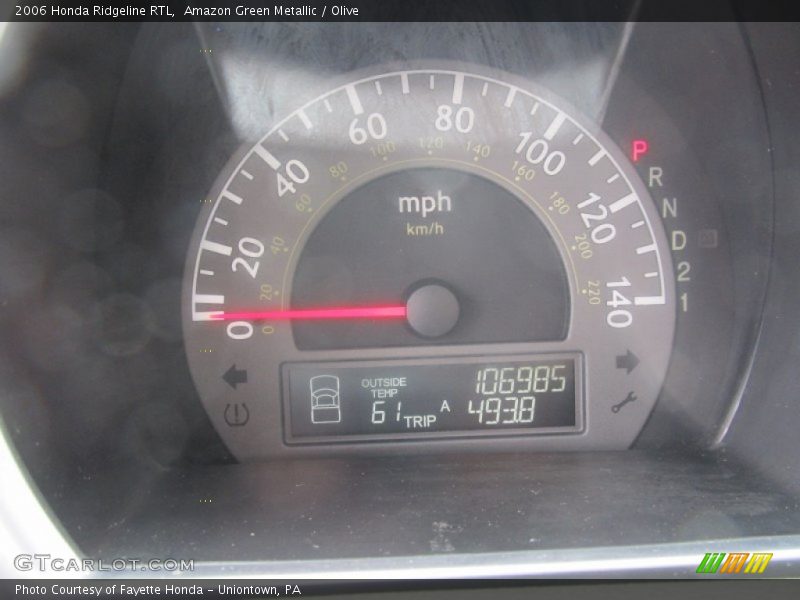 Amazon Green Metallic / Olive 2006 Honda Ridgeline RTL