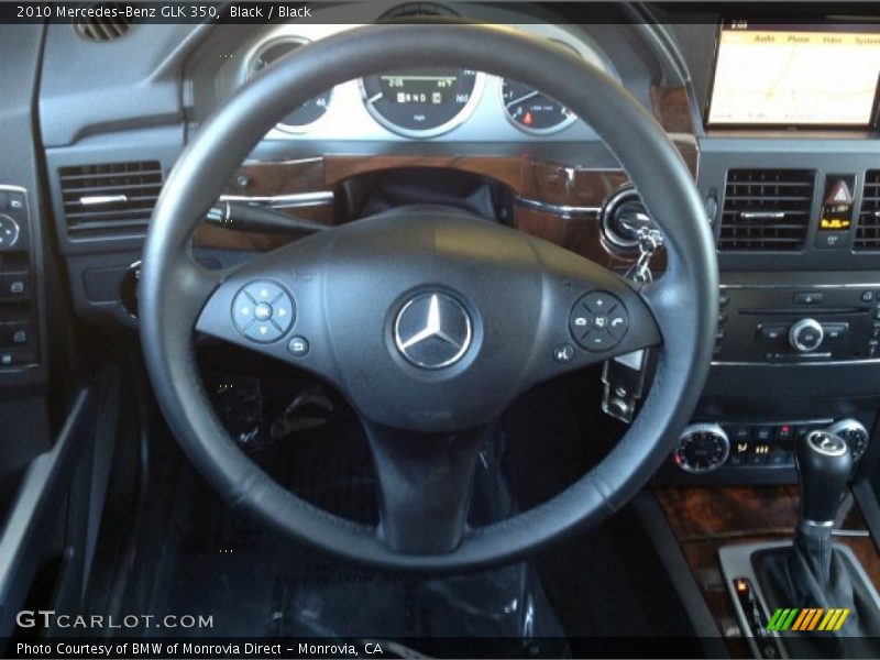 Black / Black 2010 Mercedes-Benz GLK 350