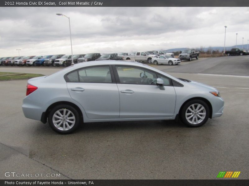 Cool Mist Metallic / Gray 2012 Honda Civic EX Sedan