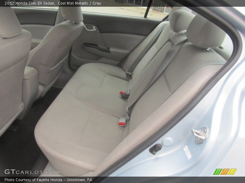 Cool Mist Metallic / Gray 2012 Honda Civic EX Sedan