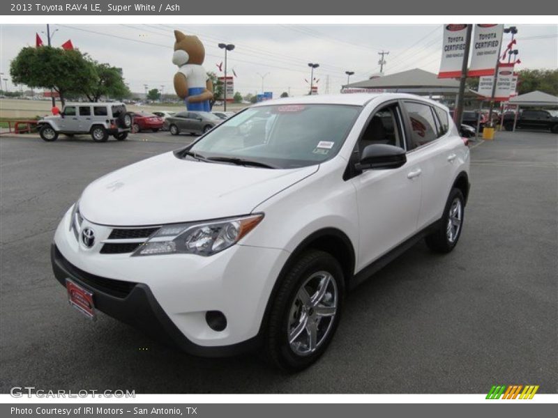 Super White / Ash 2013 Toyota RAV4 LE