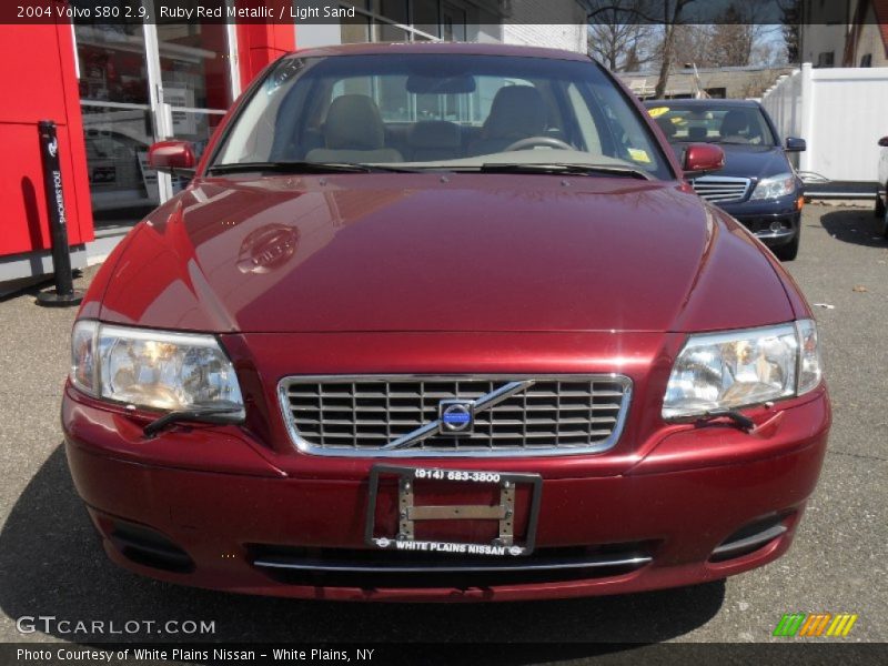 Ruby Red Metallic / Light Sand 2004 Volvo S80 2.9