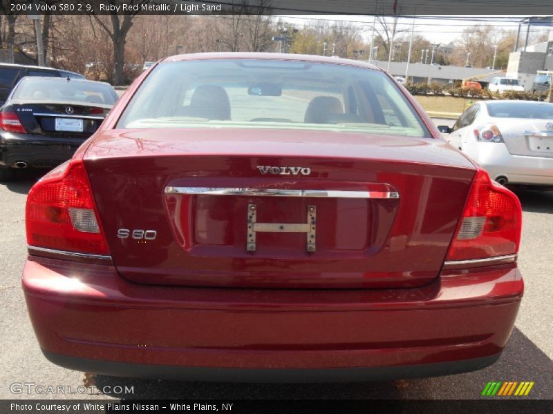 Ruby Red Metallic / Light Sand 2004 Volvo S80 2.9