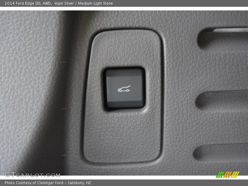 Ingot Silver / Medium Light Stone 2014 Ford Edge SEL AWD