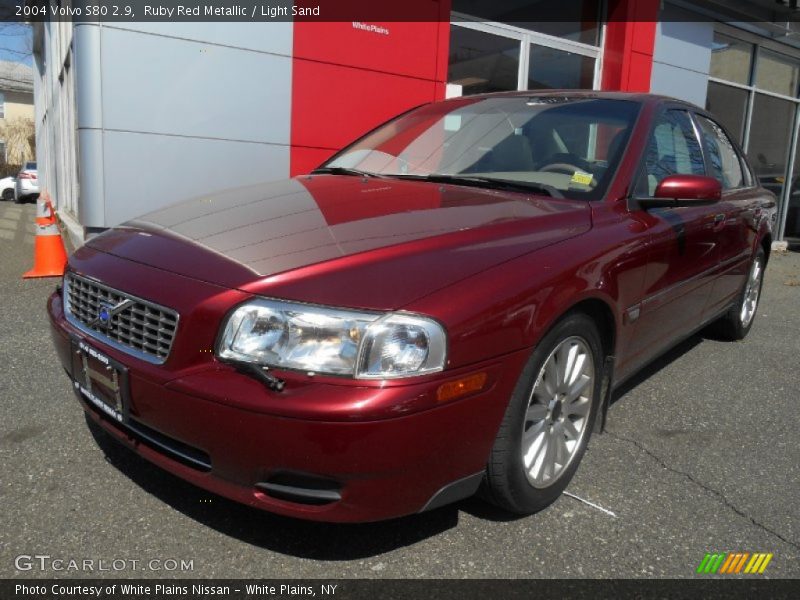 Ruby Red Metallic / Light Sand 2004 Volvo S80 2.9