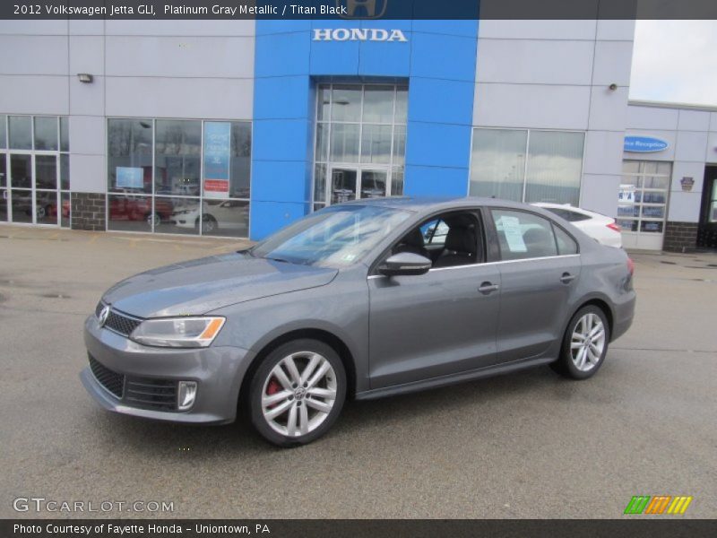 Platinum Gray Metallic / Titan Black 2012 Volkswagen Jetta GLI