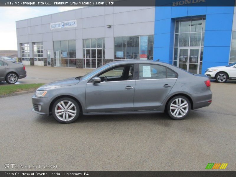 Platinum Gray Metallic / Titan Black 2012 Volkswagen Jetta GLI