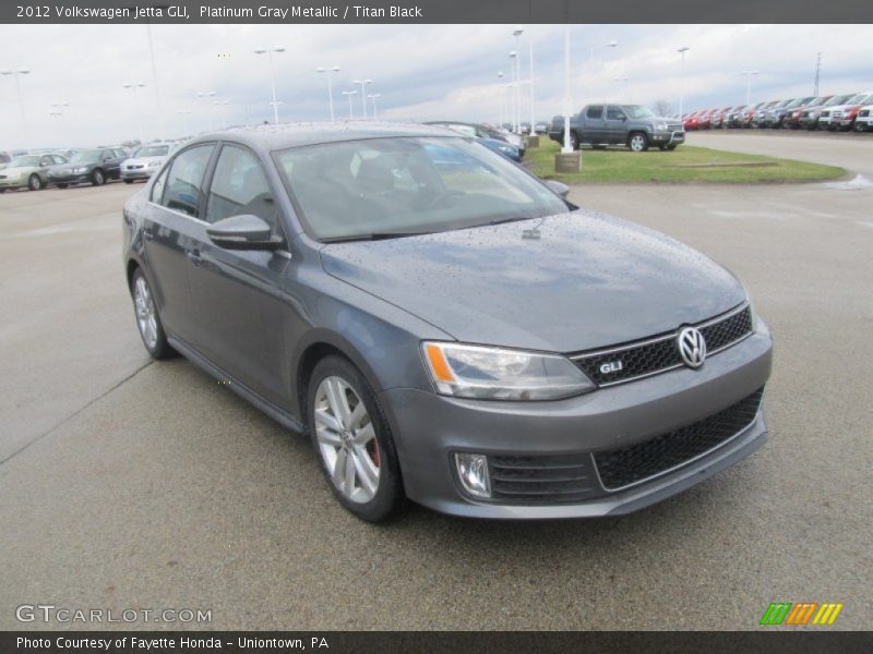 Platinum Gray Metallic / Titan Black 2012 Volkswagen Jetta GLI