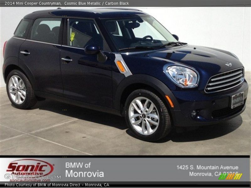 Cosmic Blue Metallic / Carbon Black 2014 Mini Cooper Countryman