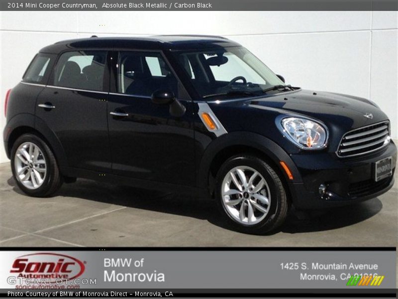 Absolute Black Metallic / Carbon Black 2014 Mini Cooper Countryman