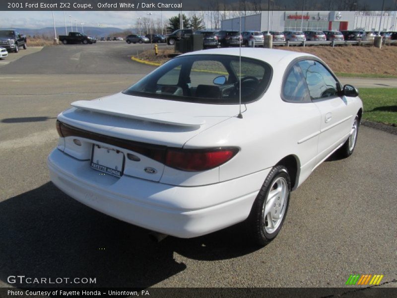 Oxford White / Dark Charcoal 2001 Ford Escort ZX2 Coupe