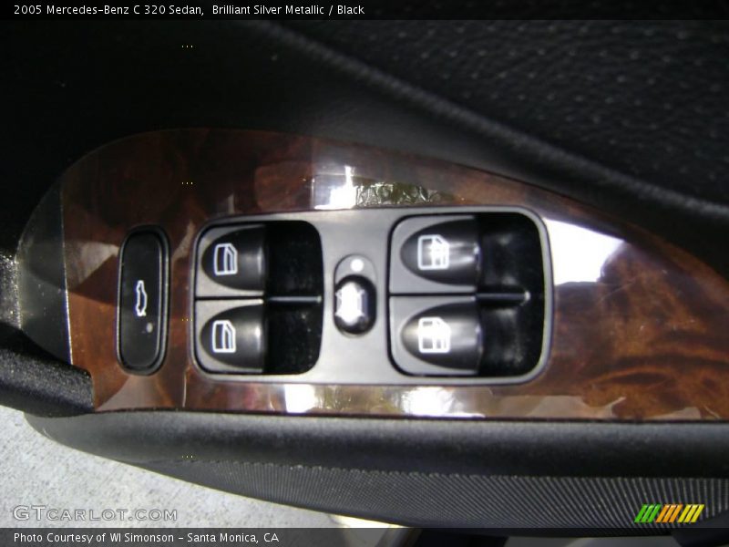 Brilliant Silver Metallic / Black 2005 Mercedes-Benz C 320 Sedan