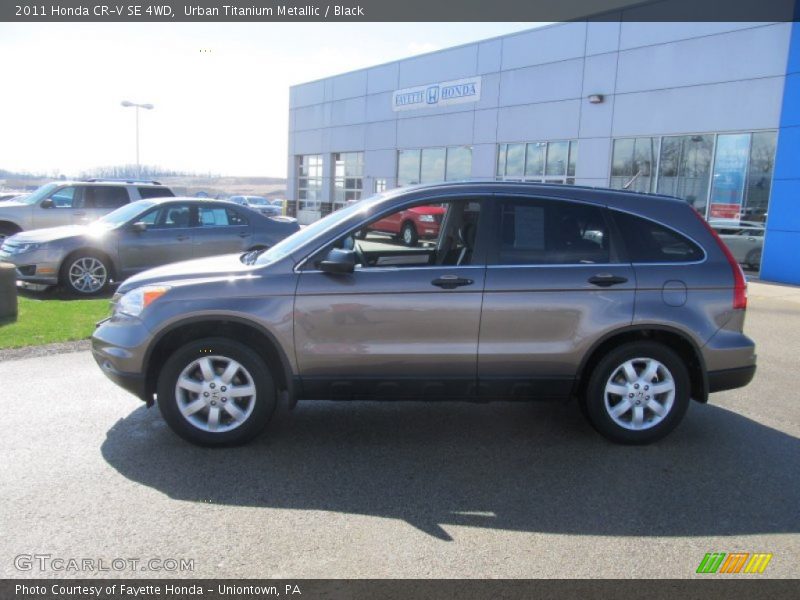 Urban Titanium Metallic / Black 2011 Honda CR-V SE 4WD