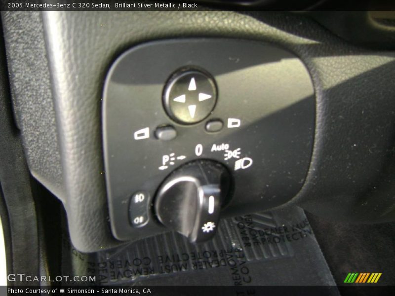 Brilliant Silver Metallic / Black 2005 Mercedes-Benz C 320 Sedan