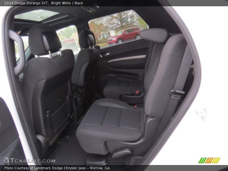 Bright White / Black 2014 Dodge Durango SXT