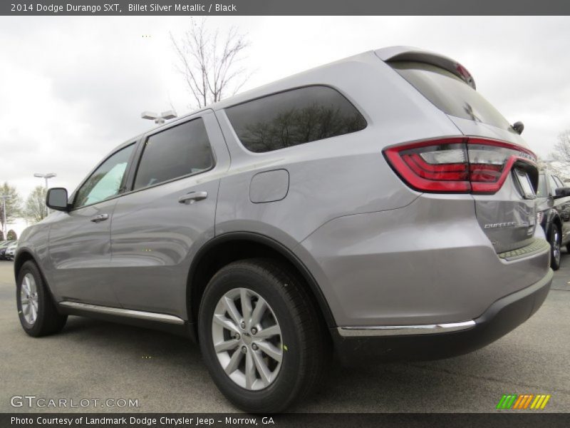 Billet Silver Metallic / Black 2014 Dodge Durango SXT