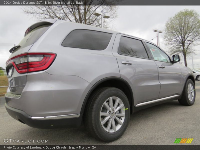 Billet Silver Metallic / Black 2014 Dodge Durango SXT