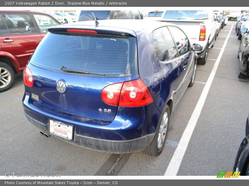 Shadow Blue Metallic / Anthracite 2007 Volkswagen Rabbit 2 Door