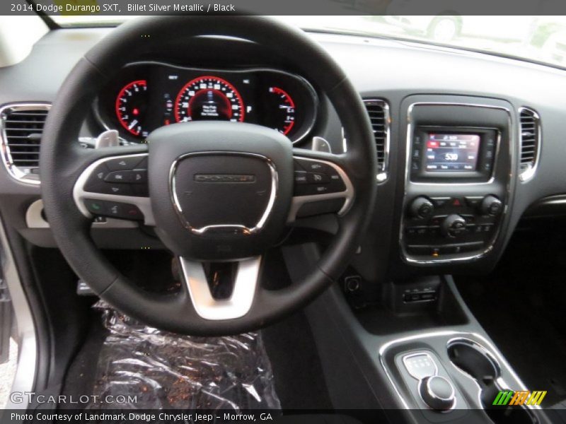 Billet Silver Metallic / Black 2014 Dodge Durango SXT