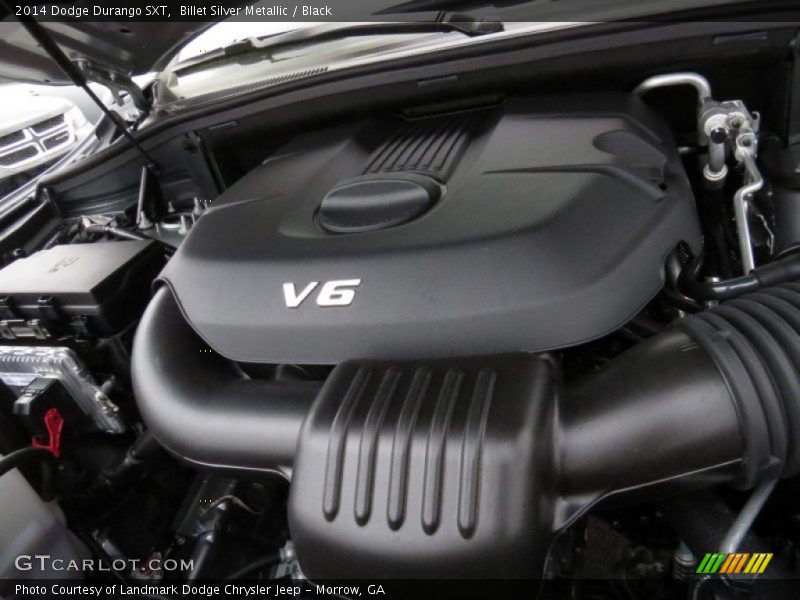 Billet Silver Metallic / Black 2014 Dodge Durango SXT