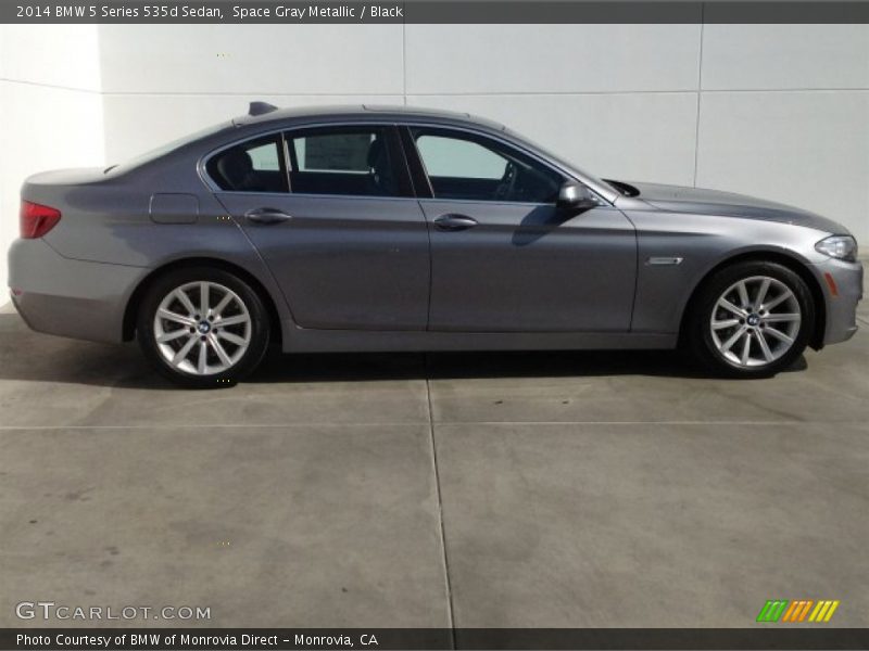 Space Gray Metallic / Black 2014 BMW 5 Series 535d Sedan
