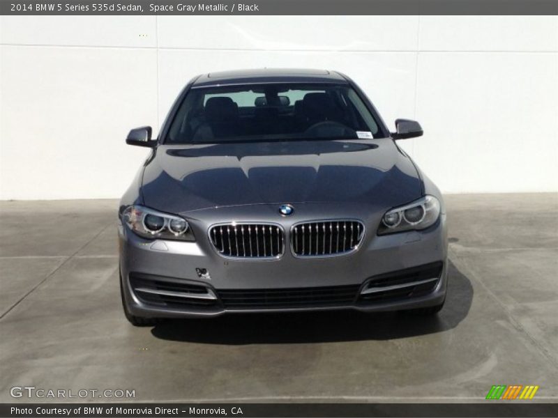 Space Gray Metallic / Black 2014 BMW 5 Series 535d Sedan