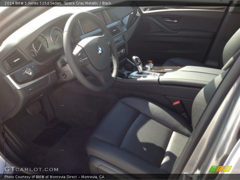 Space Gray Metallic / Black 2014 BMW 5 Series 535d Sedan