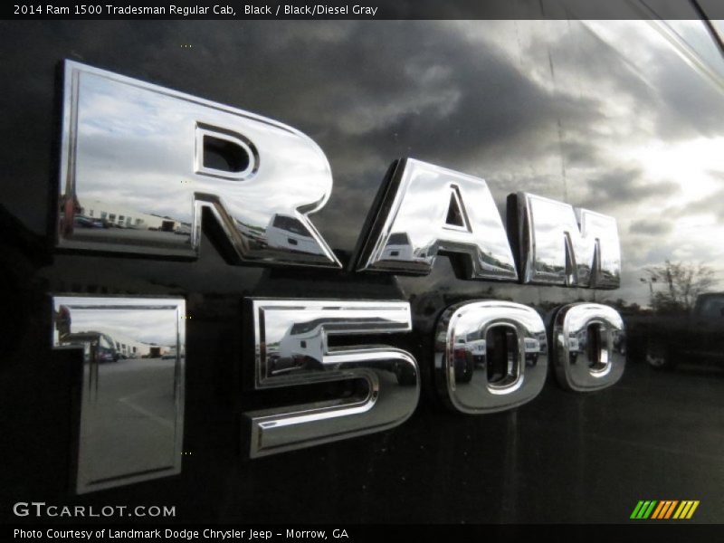 Black / Black/Diesel Gray 2014 Ram 1500 Tradesman Regular Cab