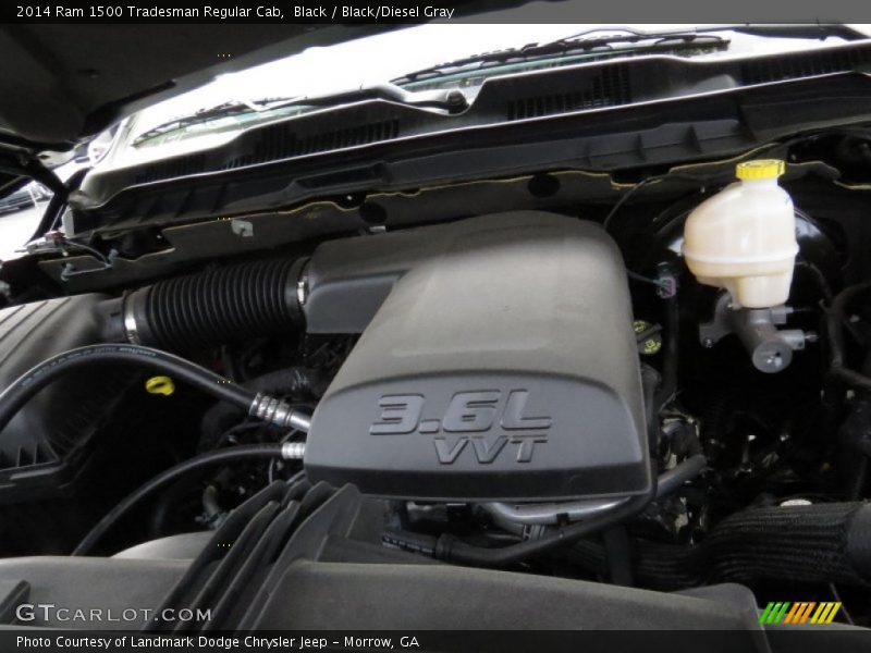 Black / Black/Diesel Gray 2014 Ram 1500 Tradesman Regular Cab