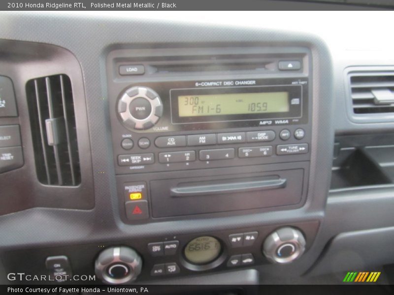 Polished Metal Metallic / Black 2010 Honda Ridgeline RTL